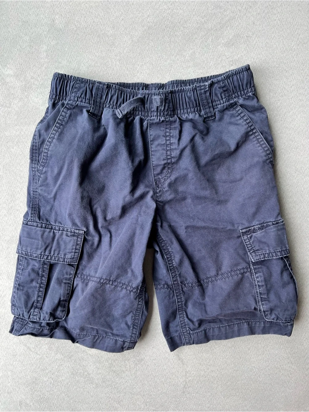 Gymboree Boys’ size 8 Navy Cargo Shorts - Elastic Waist